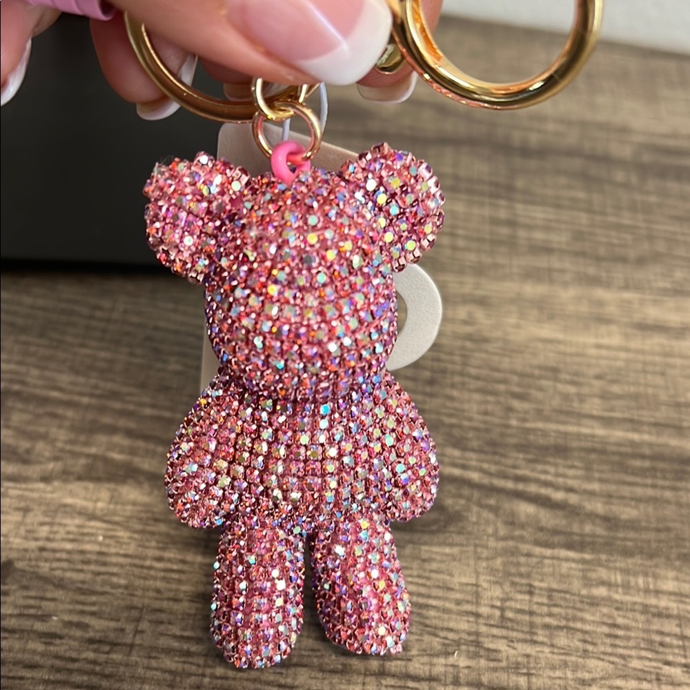 Pink Glitter Bear Bag Charm ✨💖 - Picture 5 of 6